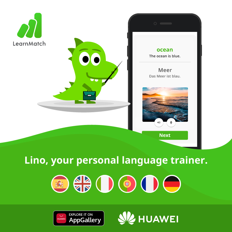 LearnMatch promotion in AppGallery